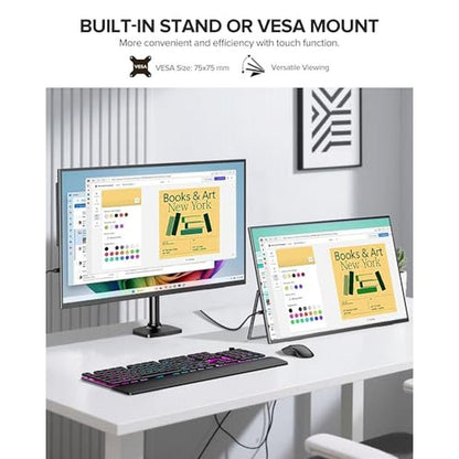 Monitor Gaming: UPERFECT QLED 24 120Hz Portable Monitor – In Use