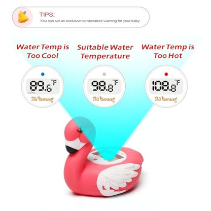 Baby Thermometer: Doli Yearning Upgrade Flamingo Baby Bath – Side View