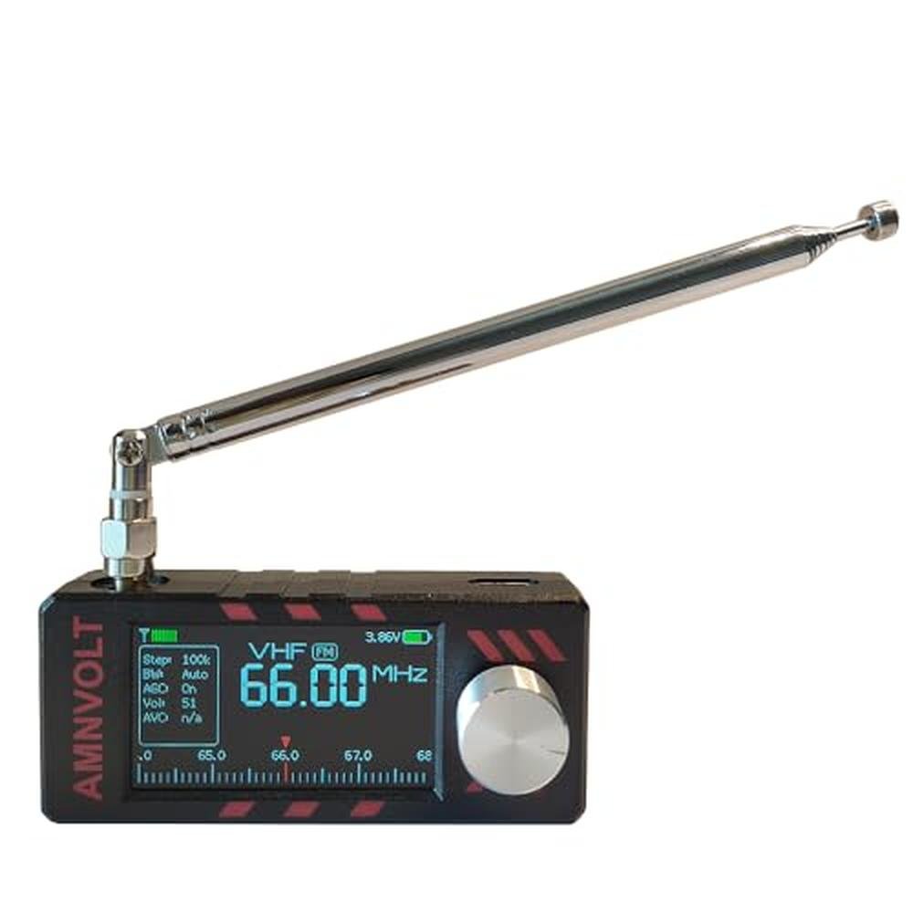 Radio Upgraded: Si4732 DSP Radio with 1.9-inch Screen – Front View
