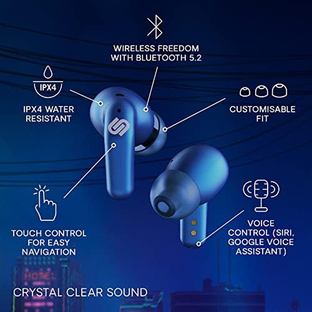 Earphones Earbuds: Urbanista Seoul Wireless Earbuds with – In Use