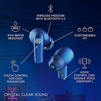 Earphones Earbuds: Urbanista Seoul Wireless Earbuds with – In Use