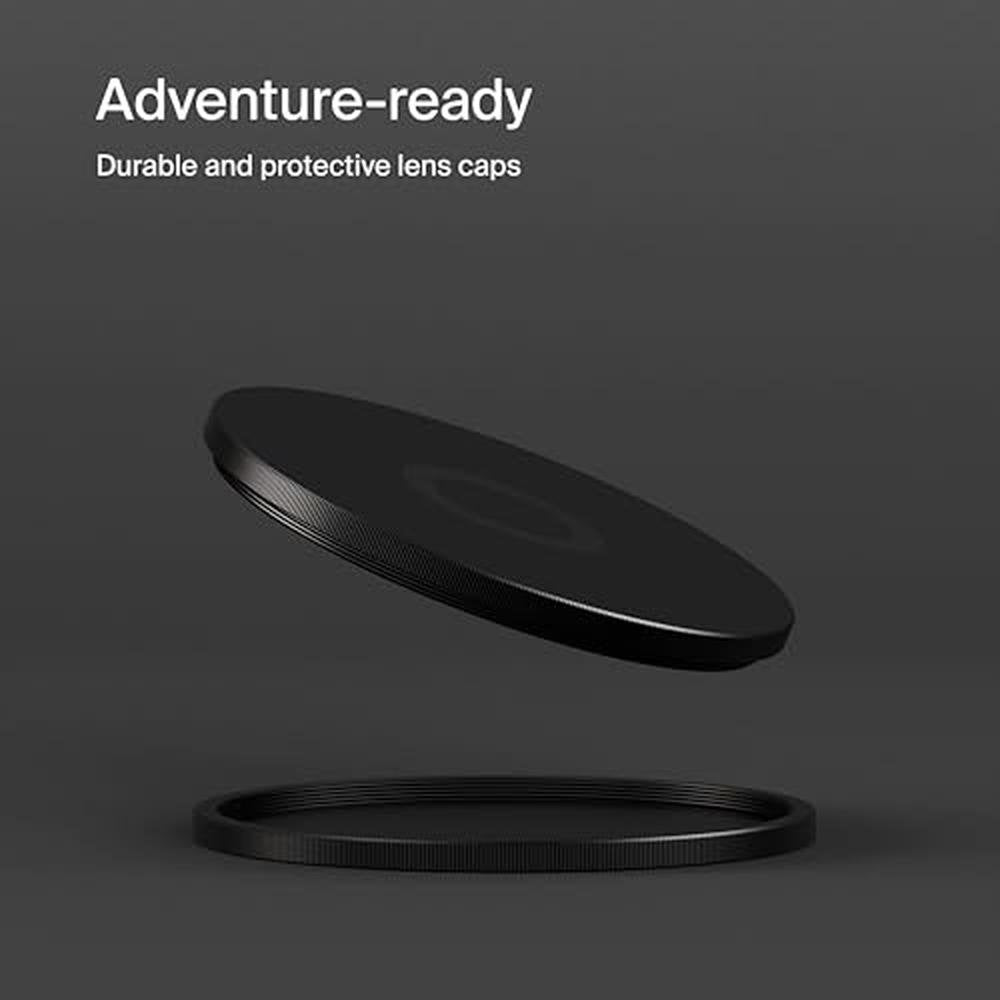 Urth 43mm Metal Lens Filter Caps – Side View