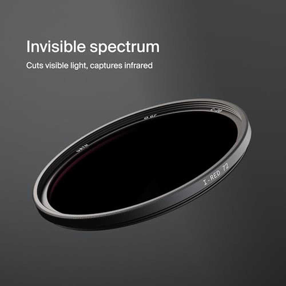 Urth 55mm Infrared (R72) Lens Filter (Plus+) 720nm Spectrum – Side View