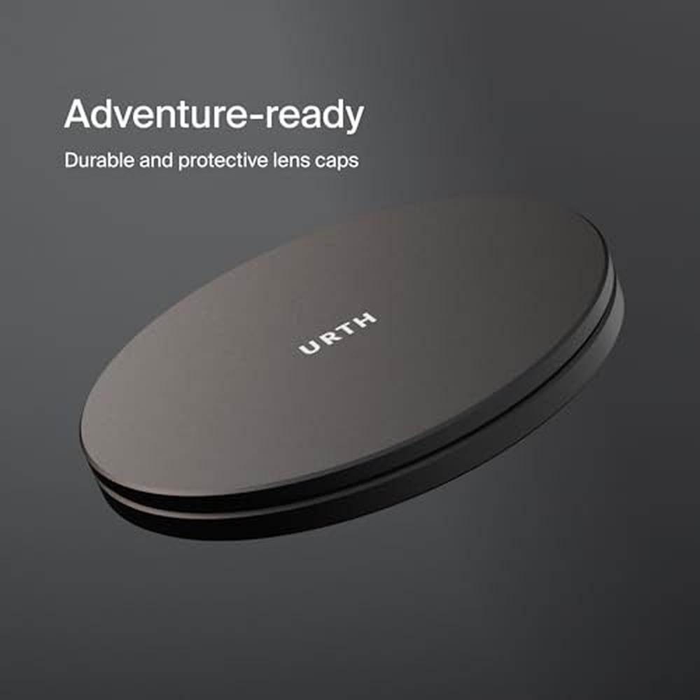 Urth 58mm Magnetic Lens Filter Caps – Side View