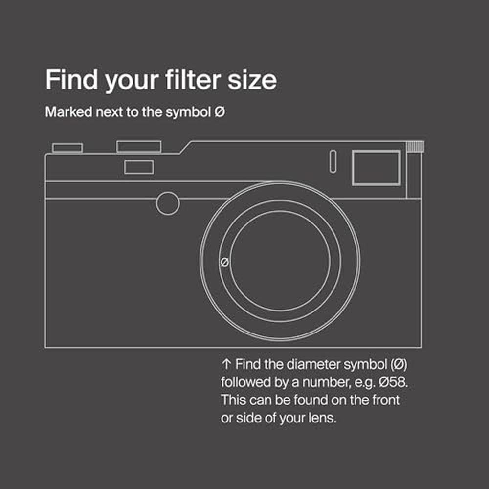 Urth 82mm Metal Lens Filter Caps – In Use
