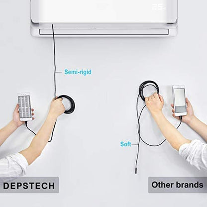 Camera Borescope: DEPSTECH Semi-Rigid Endoscope Inspection – Close-up Detail