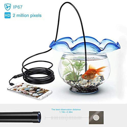 Camera Borescope: DEPSTECH Semi-Rigid Endoscope Inspection – In Use