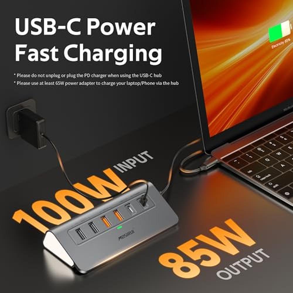 USB C Hub Ethernet: 10-in-1 Docking Station with 4K 60Hz – Packaging