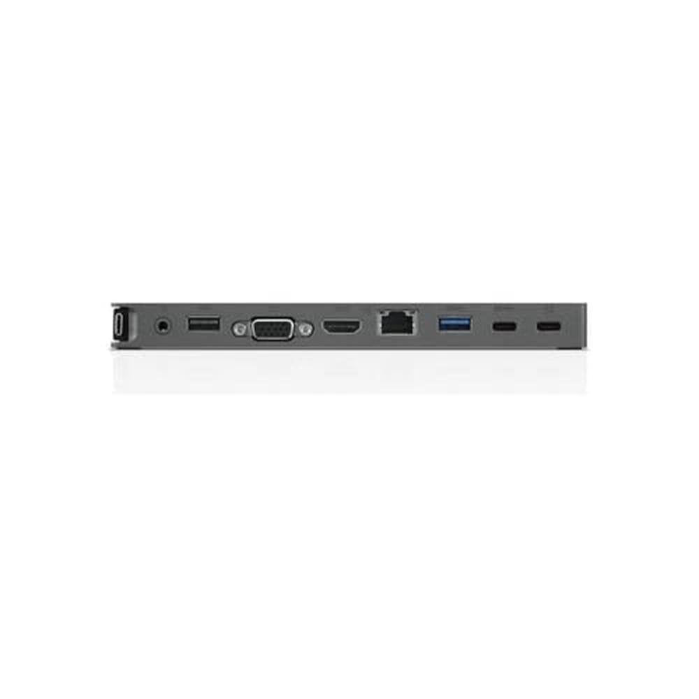 USB-C Mini Dock USA: 40AU0065US with 65W AC Adapter – Side View