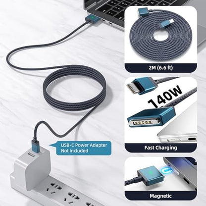Magnetic Cable: USB-C to Magnetic 3 Cable for M4 MacBook – Packaging