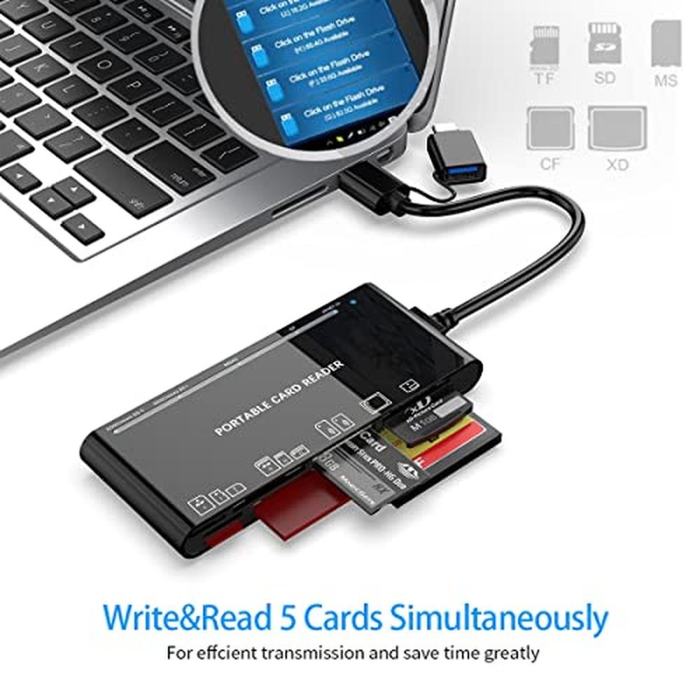 USB3 Multi: Premium 7-in-1 Card Reader Adapter Hub – Packaging