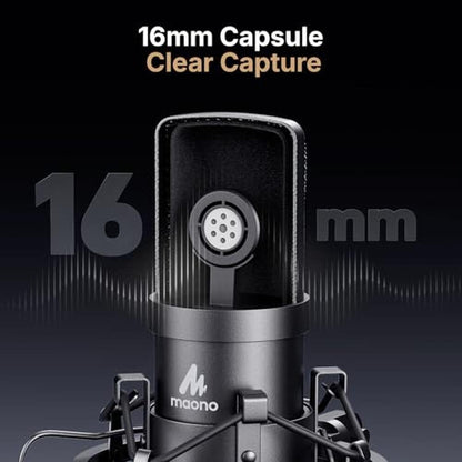Microphone Maono: Maono PD200X 192kHz 24bit Plug and Play – In Use