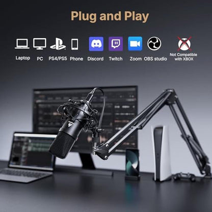 Microphone Maono: Maono PD200X 192kHz 24bit Plug and Play – Packaging