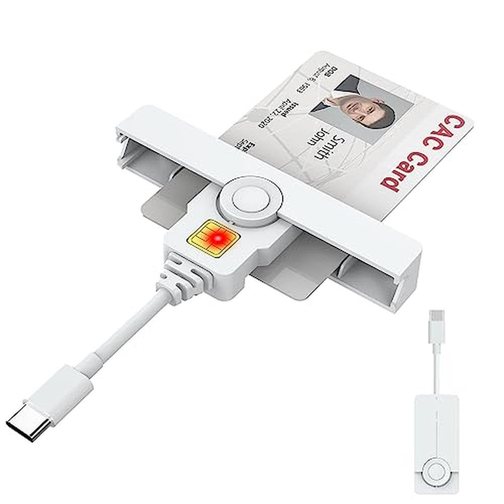 CAC Reader: USB Smartfold Type C CAC Reader – Front View