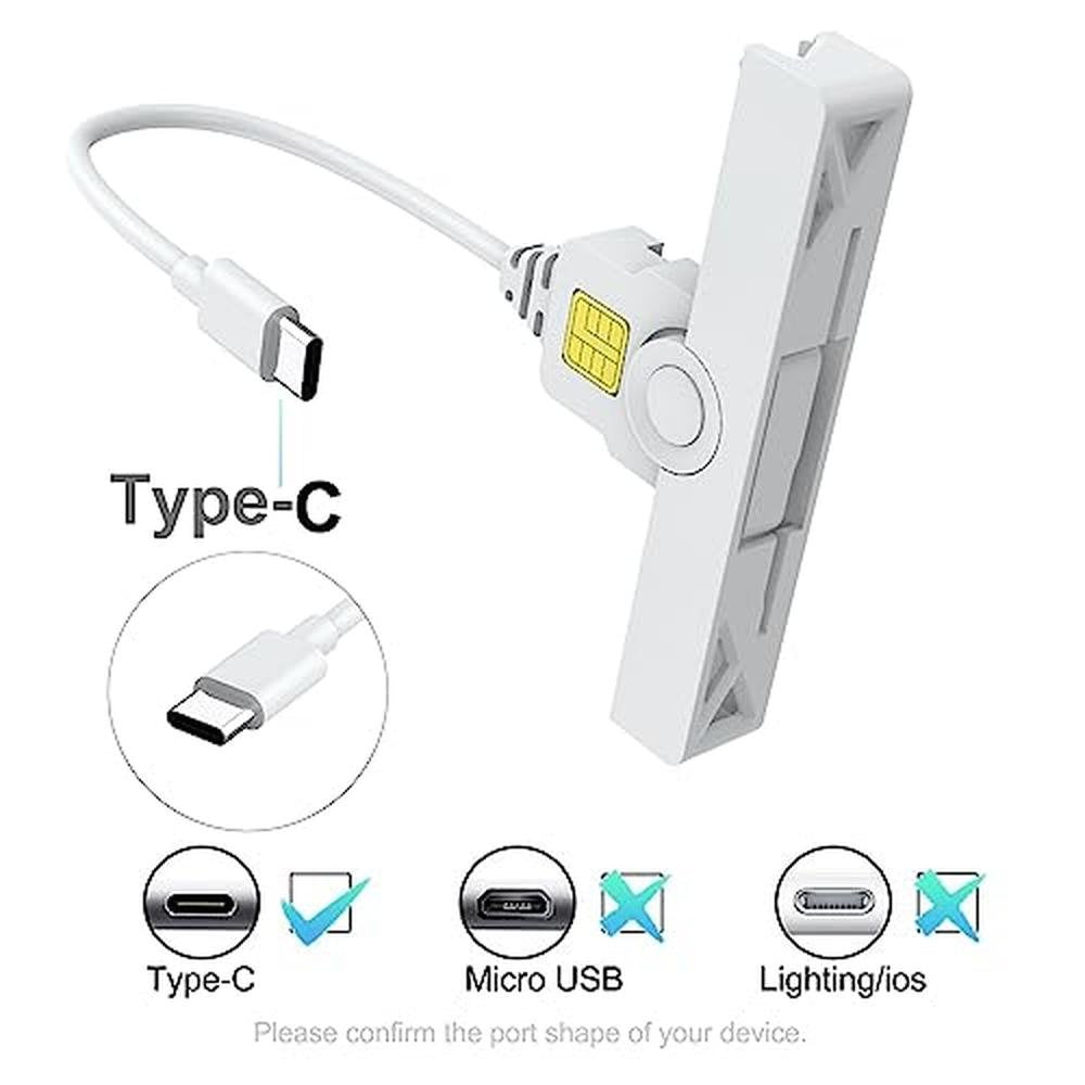 CAC Reader: USB Smartfold Type C CAC Reader – Close-up Detail