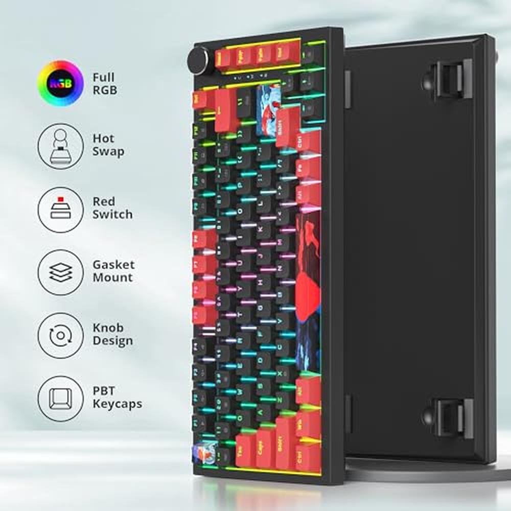 Ussixchare 75 Mechanical Gaming Keyboard – Close-up Detail