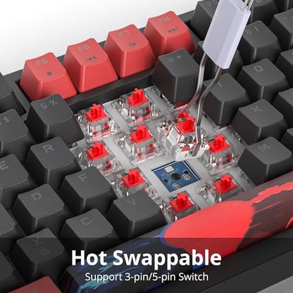 Ussixchare 75 Mechanical Gaming Keyboard – In Use