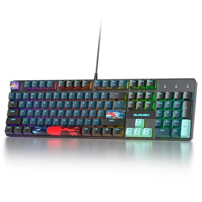 Ussixchare Full Size Mechanical Keyboard – Side View