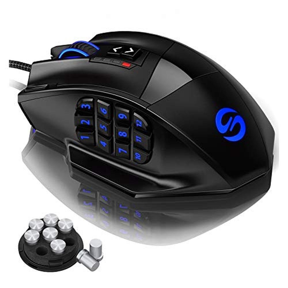 Gaming Mouse: Utechsmart Venus RGB Wired 16400 DPI High – Front View