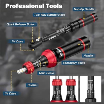 VANPO 49-Pc Torque Screwdriver & Wrench Set – Close-up Detail