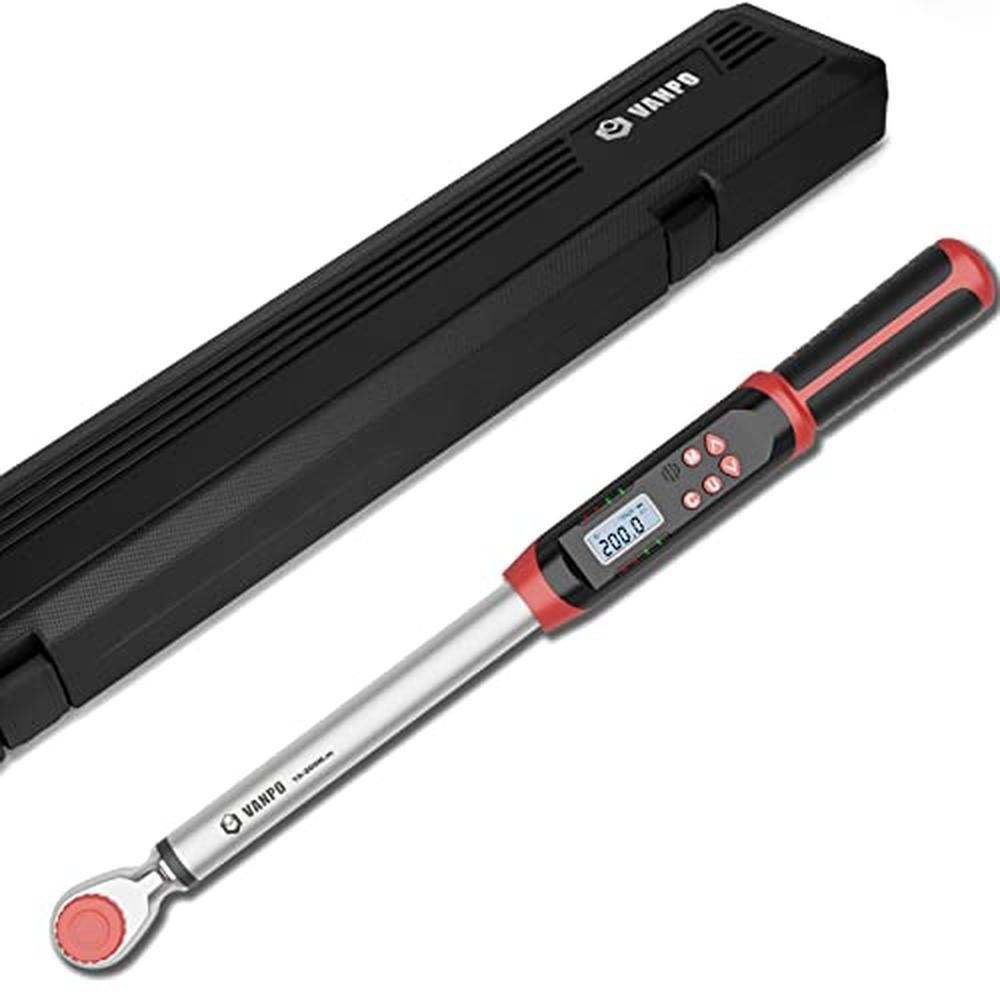 VANPO Digital Torque Wrench 1/2-Inch Drive – Front View
