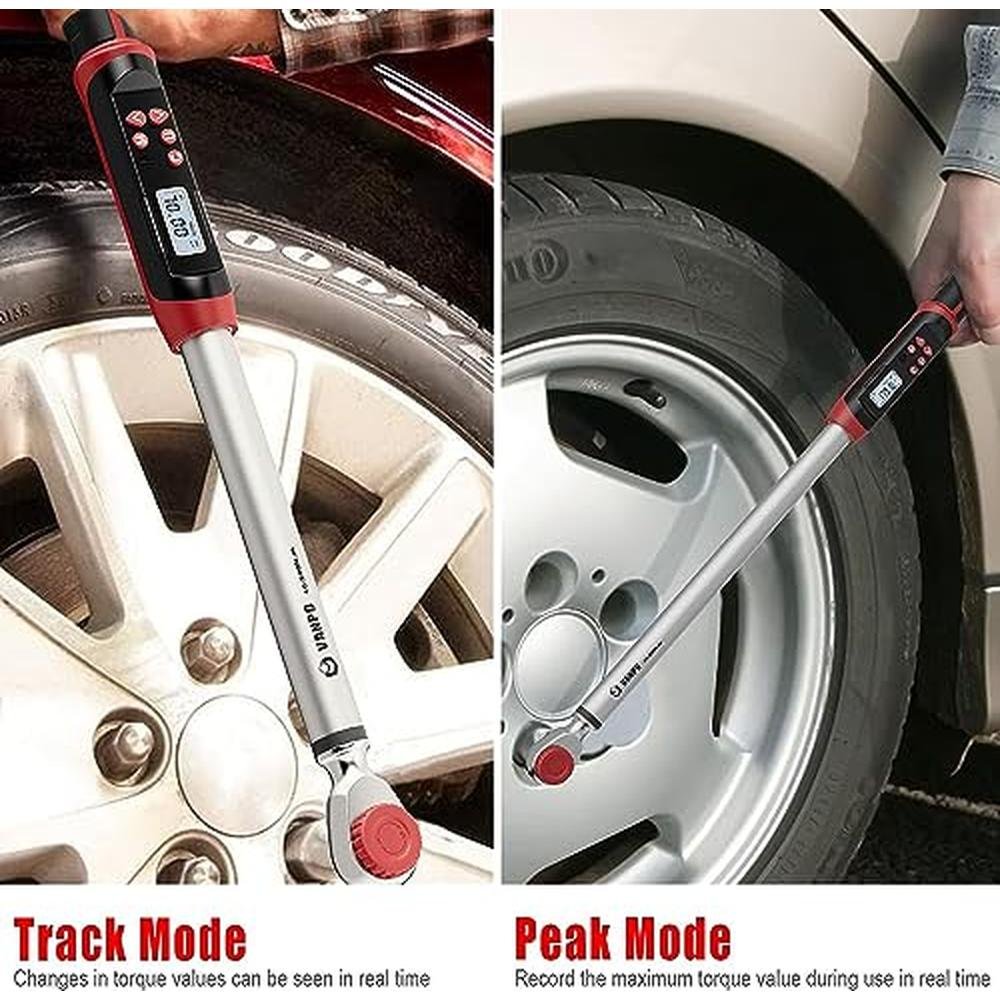 VANPO Digital Torque Wrench 1/2-Inch Drive 12.5-250.8 – In Use
