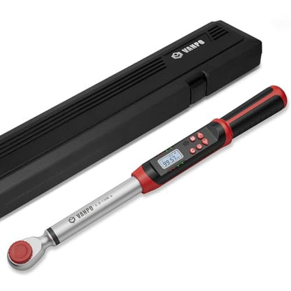 VANPO Digital Torque Wrench 1/2-Inch Drive 5-99.5 – Front View