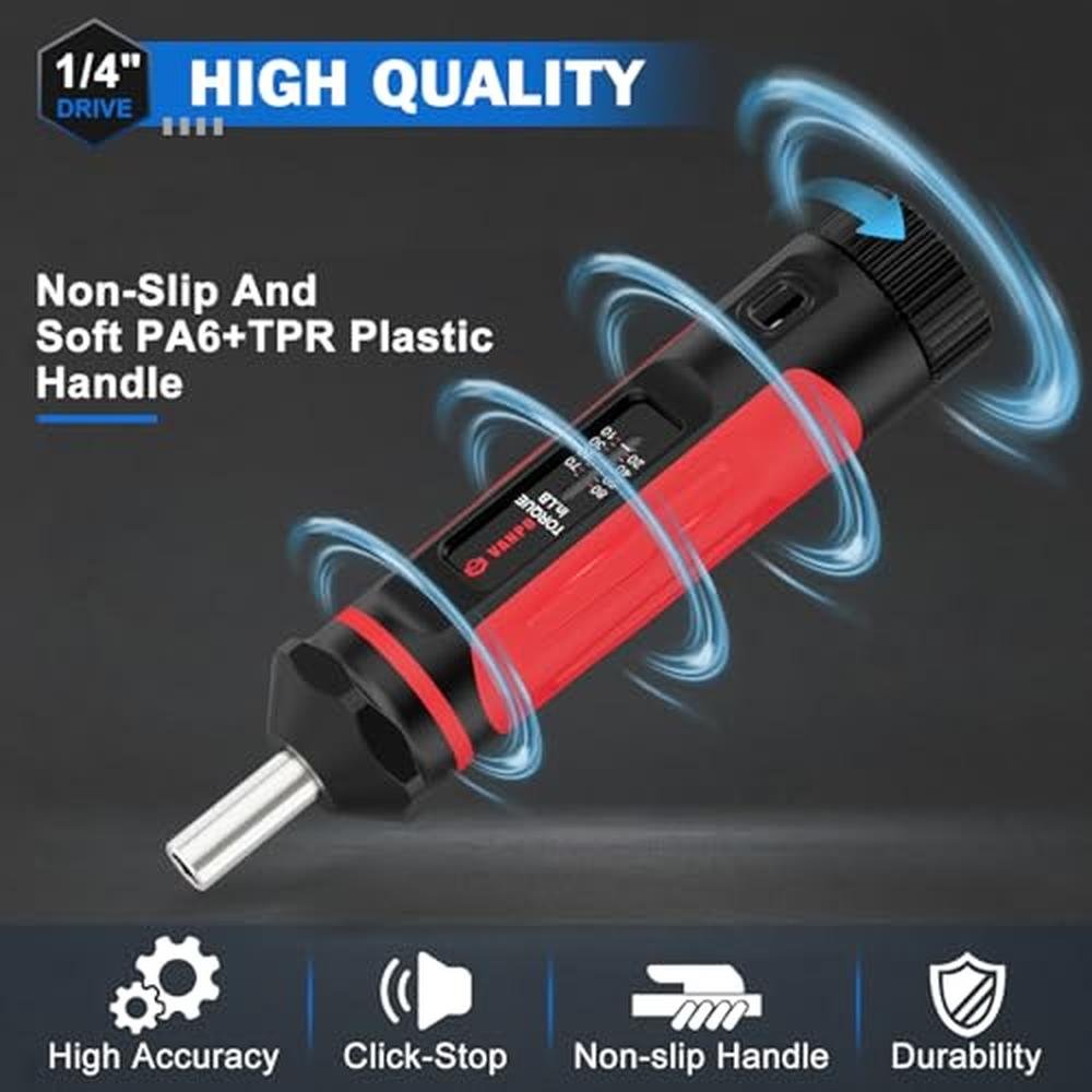 VANPO Torque Screwdriver: 10-80In-lb Torque Screw Driver – In Use