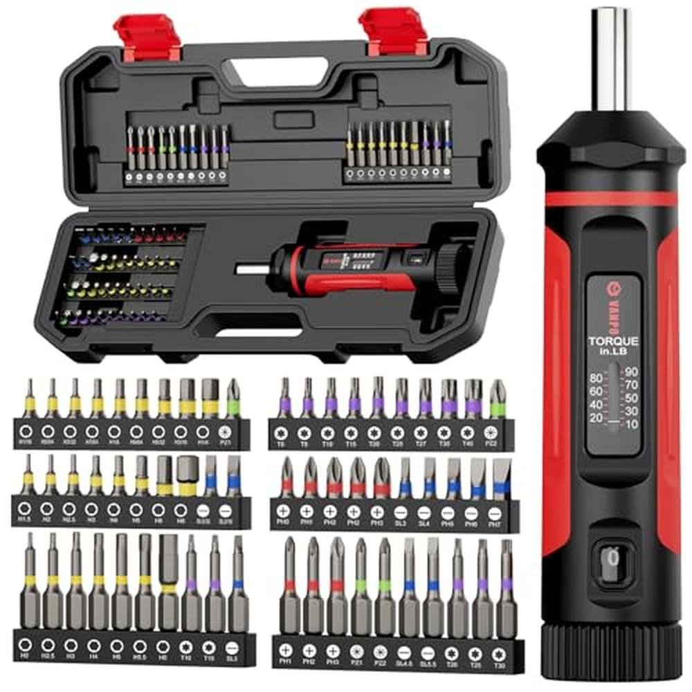 VANPO Torque Screwdriver: 10-90In-lb Torque Screw Driver – Front View