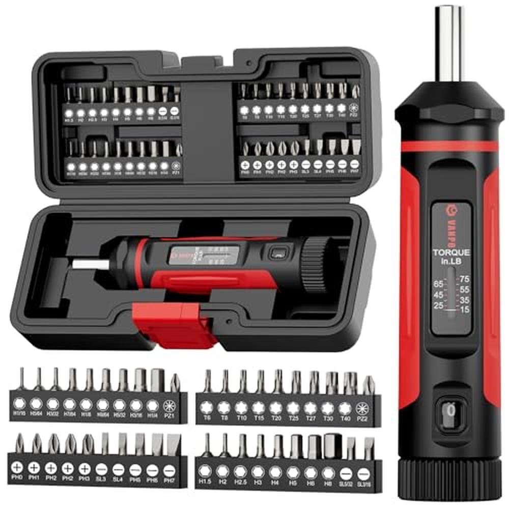VANPO Torque Screwdriver: 15-75In-lb Torque Screw Driver – Front View