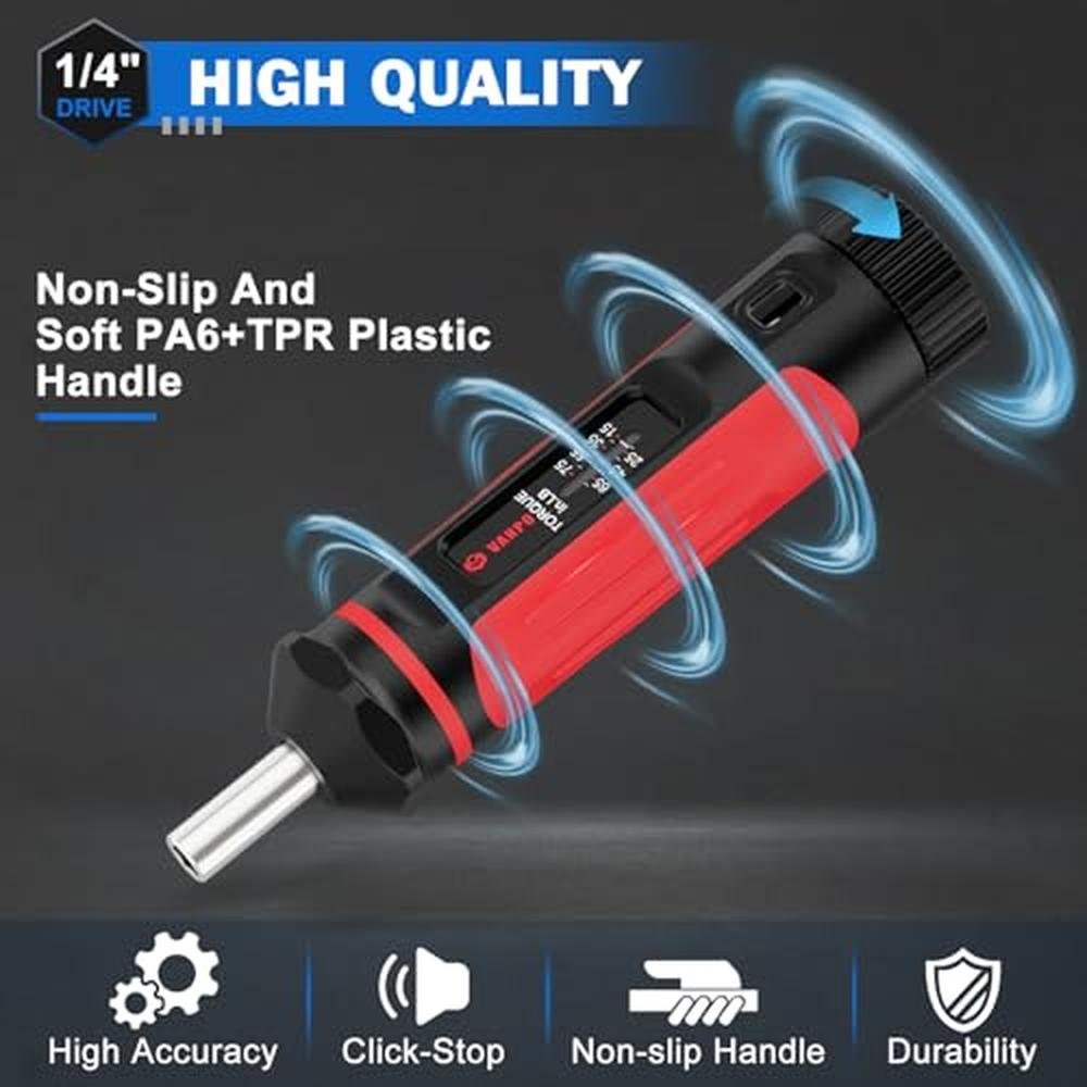 VANPO Torque Screwdriver: 15-75In-lb Torque Screw Driver – In Use