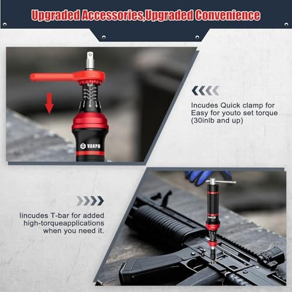 VANPO Torque Screwdriver: 24 Pcs 10-70 Inch Pound Torque – In Use