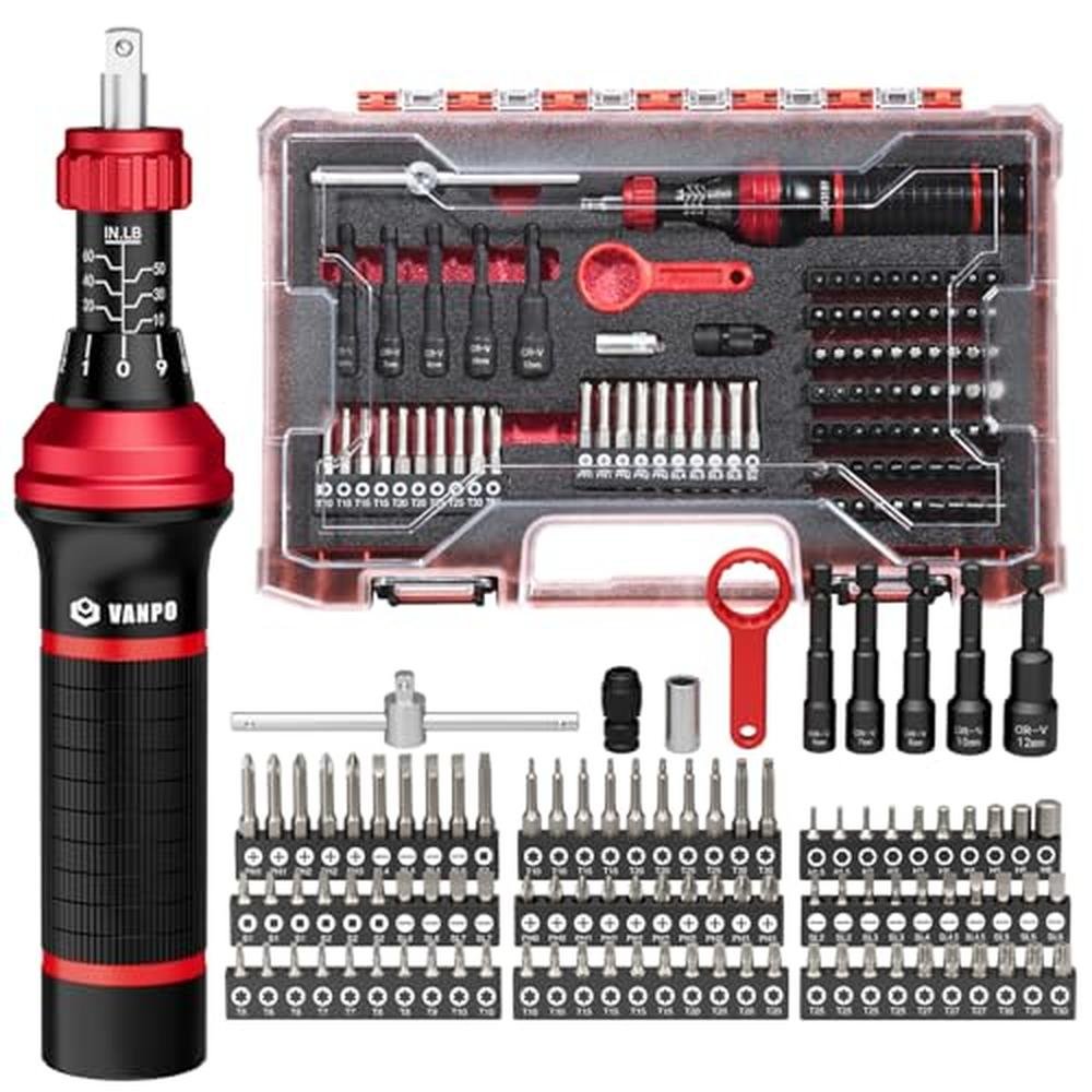 VANPO Torque Screwdriver Set 1060 in-lb – Front View