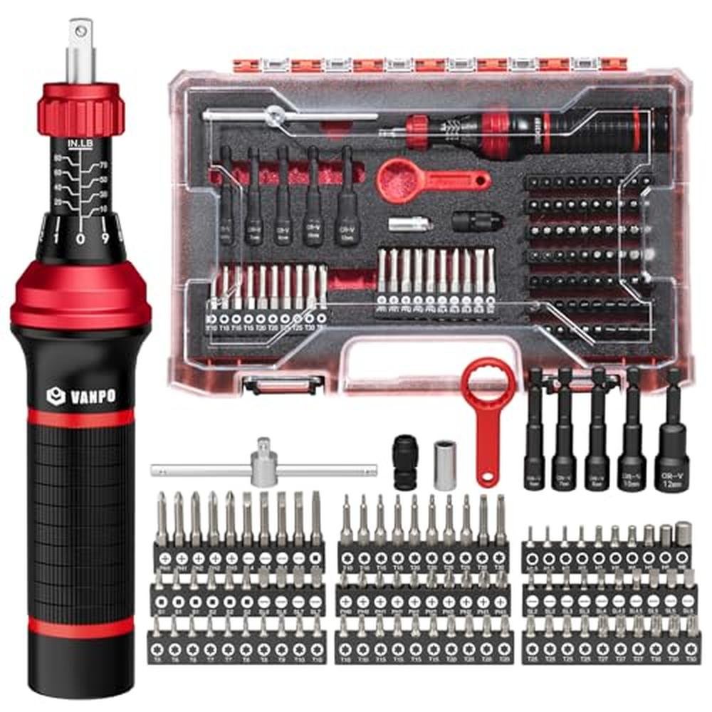 VANPO Torque Screwdriver Set 1080 in-lb – Front View