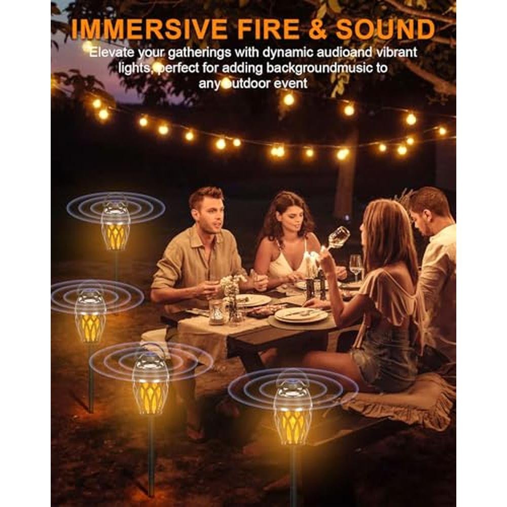 Flame Bluetooth Speaker: Vanten 2 Packs Outdoor Bluetooth – Packaging
