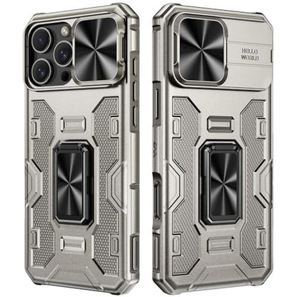 Case iPhone 16 Pro Max: VEGO Kickstand Case with Slide – Front View