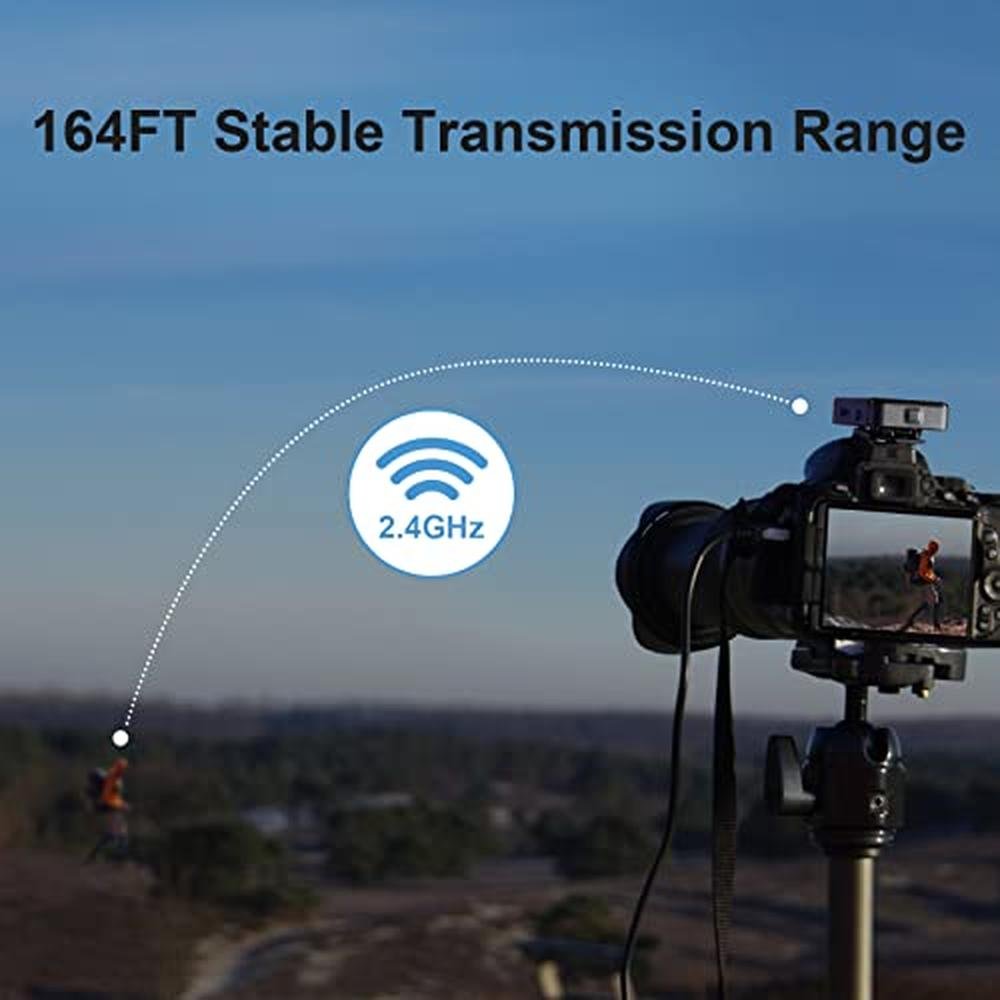 Lavalier Mic: VeGue Wireless 2.4GHz Dual Channel – Close-up Detail