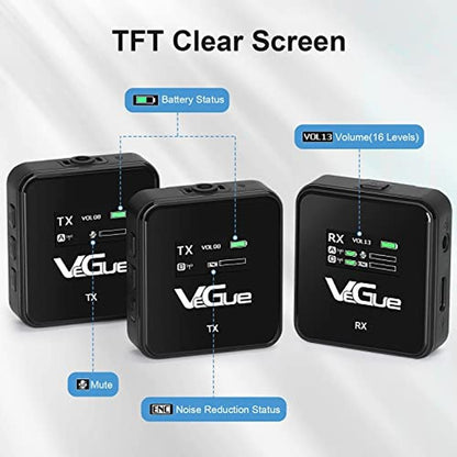 Lavalier Mic: VeGue Wireless 2.4GHz Dual Channel – Packaging