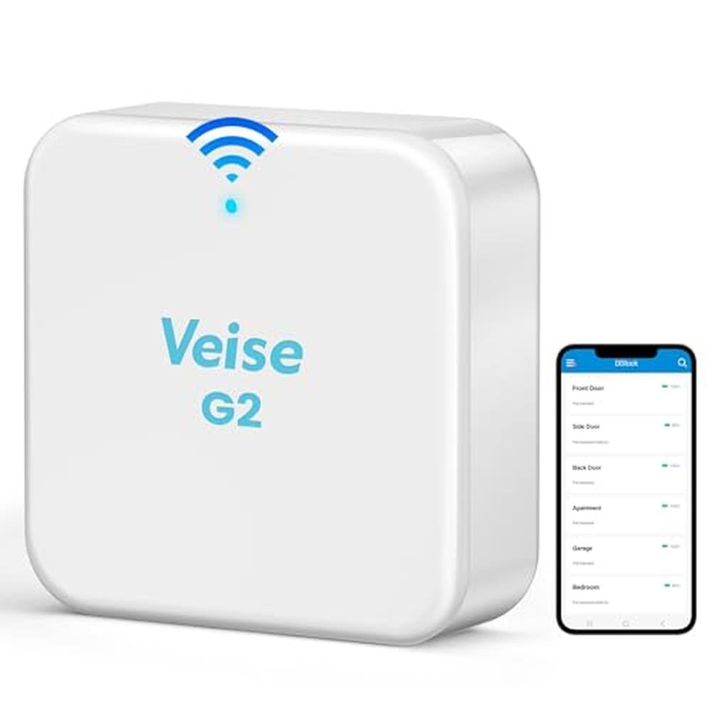 Veise G2 Gateway: Smart Deadbolt Wi-Fi Gateway – Front View