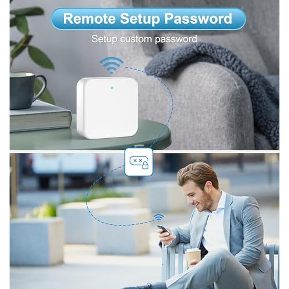 Veise G2 Gateway: Smart Deadbolt Wi-Fi Gateway – Close-up Detail
