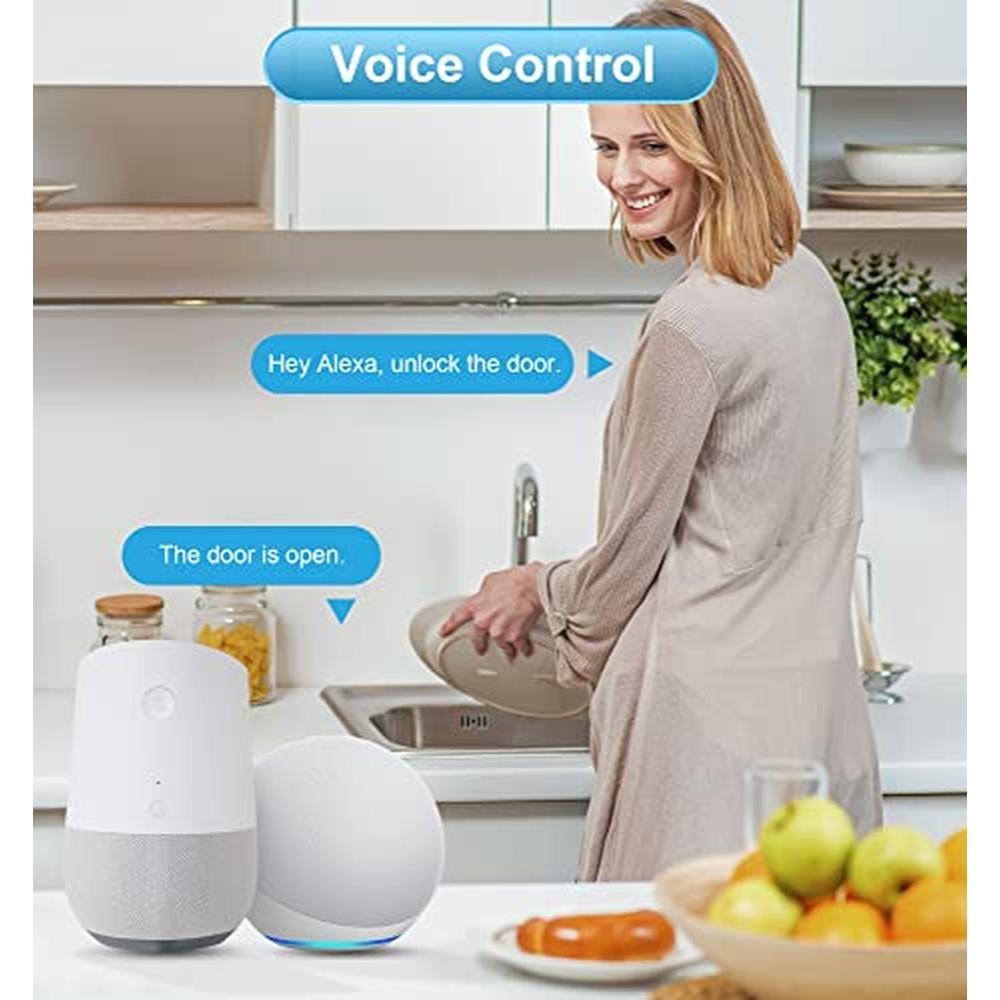 Veise G2 Gateway: Smart Deadbolt Wi-Fi Gateway – In Use