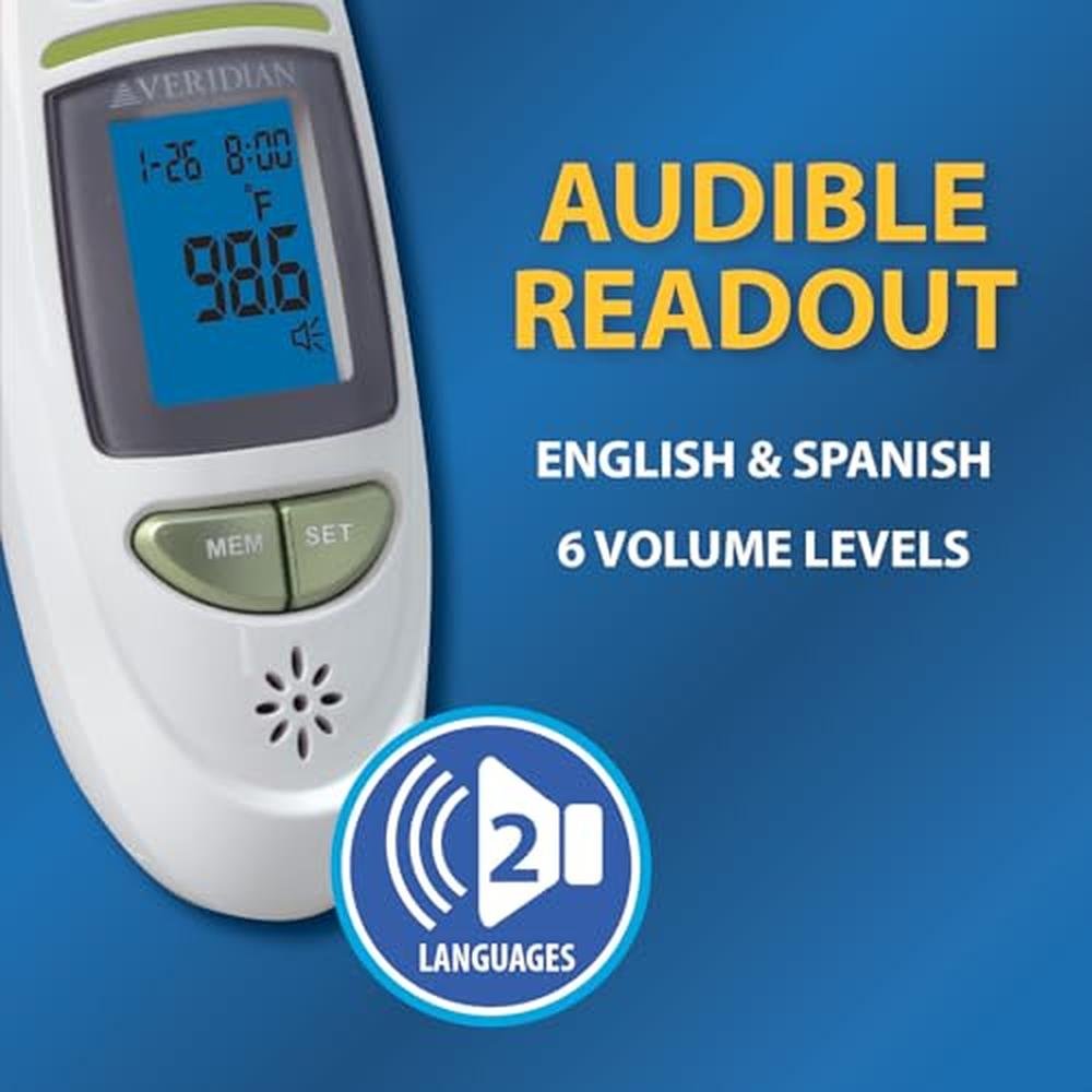 Veridian Non Contact Infrared Forehead Thermometer – In Use