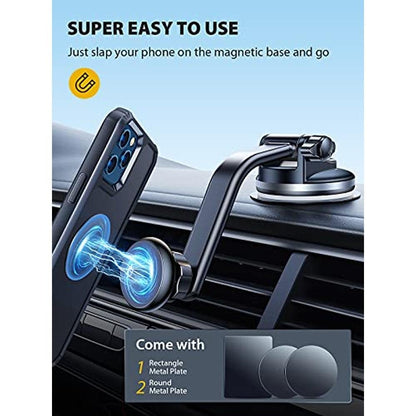 Phone Car Mount: VICSEED Magnetic Phone Holder for Car – In Use