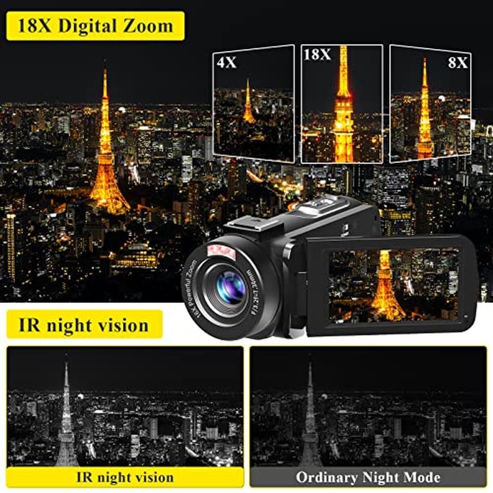 Camera Video: Full HD 1080P 30MP Camcorder – In Use
