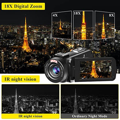 Camera Video: Full HD 1080P 30MP Camcorder – In Use