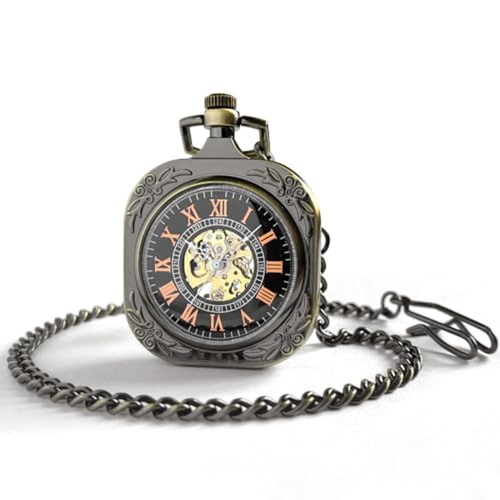 Pocket Vigoroso: Vigoroso Mens Vintage Steampunk Pocket – Close-up Detail