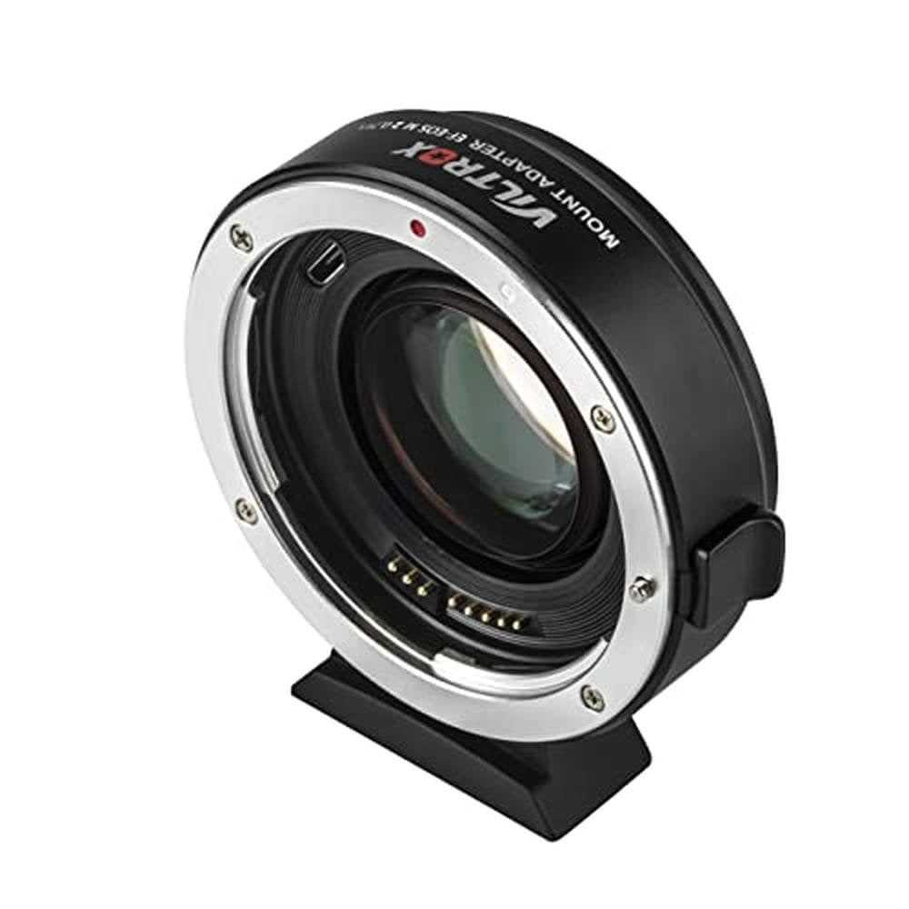 eos lens: Viltrox EF-EOS M2 Auto Focus 0.71x Reducer Speed – Side View