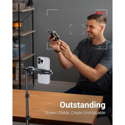 Phone Tripod: VIMOSE 66" Extendable Tripod for iPhone and – In Use