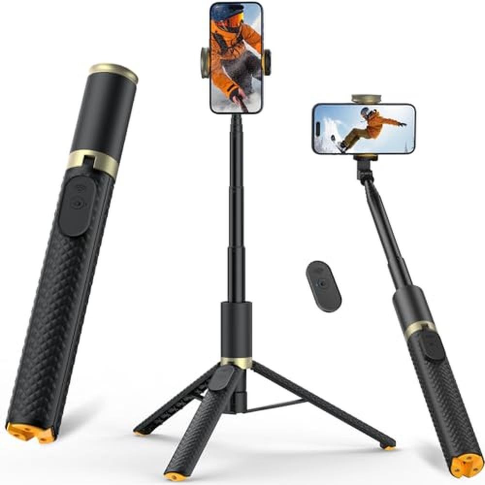 Tripod Vimose: Vimose Phone Tripod & Selfie Stick Portable – Front View