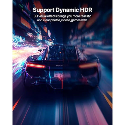 VisionSync 8K DisplayPort 1.4 Cable – In Use